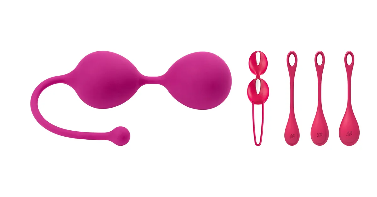 Comparatif boules de geisha: Baseks Doubles Boules 57 g, Fun Factory Smartballs Duo et Satisfyer Yoni Power 1