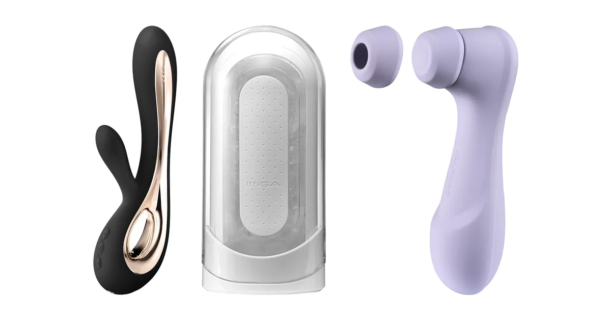 Comparatif sextoys: LELO Soraya 2, TENGA Flip Zero et Satisfyer Pro 2 Generation 3 Liquid Air en photos produit