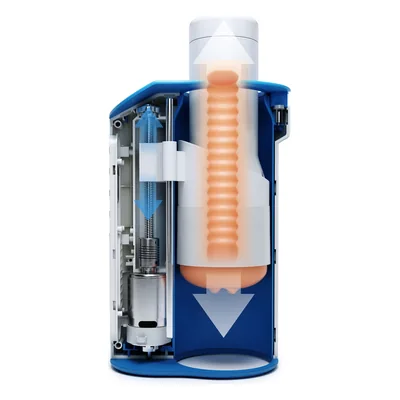 Comparatif masturbateurs automatiques : Autoblow AI Ultra sur fond blanc