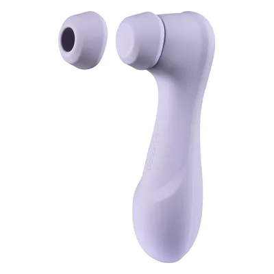 Comparatif des stimulateurs clitoridiens : Satisfyer Pro 2 Generation 3 Liquid Air sur fond blanc