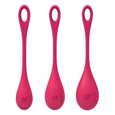 Comparatif boules de geisha : Satisfyer Yoni Power 1 sur fond blanc